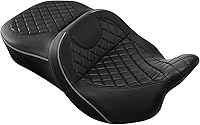 Vista 17 de C.C. RIDER Rider Respaldo Sissy Bar - Respaldo de Cuero Cómodo para el Conductor para Harley Davidson Touring y Tri Glide modelos 09-22