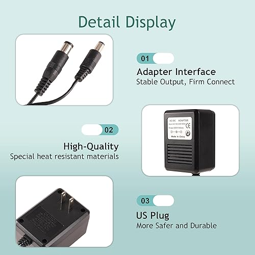 Miniatura 5 de Fuente de alimentación NES, fuente de alimentación SNES, adaptador de corriente alterna compatible con Super NintendoSNESNESGenesis1 versión de EE.