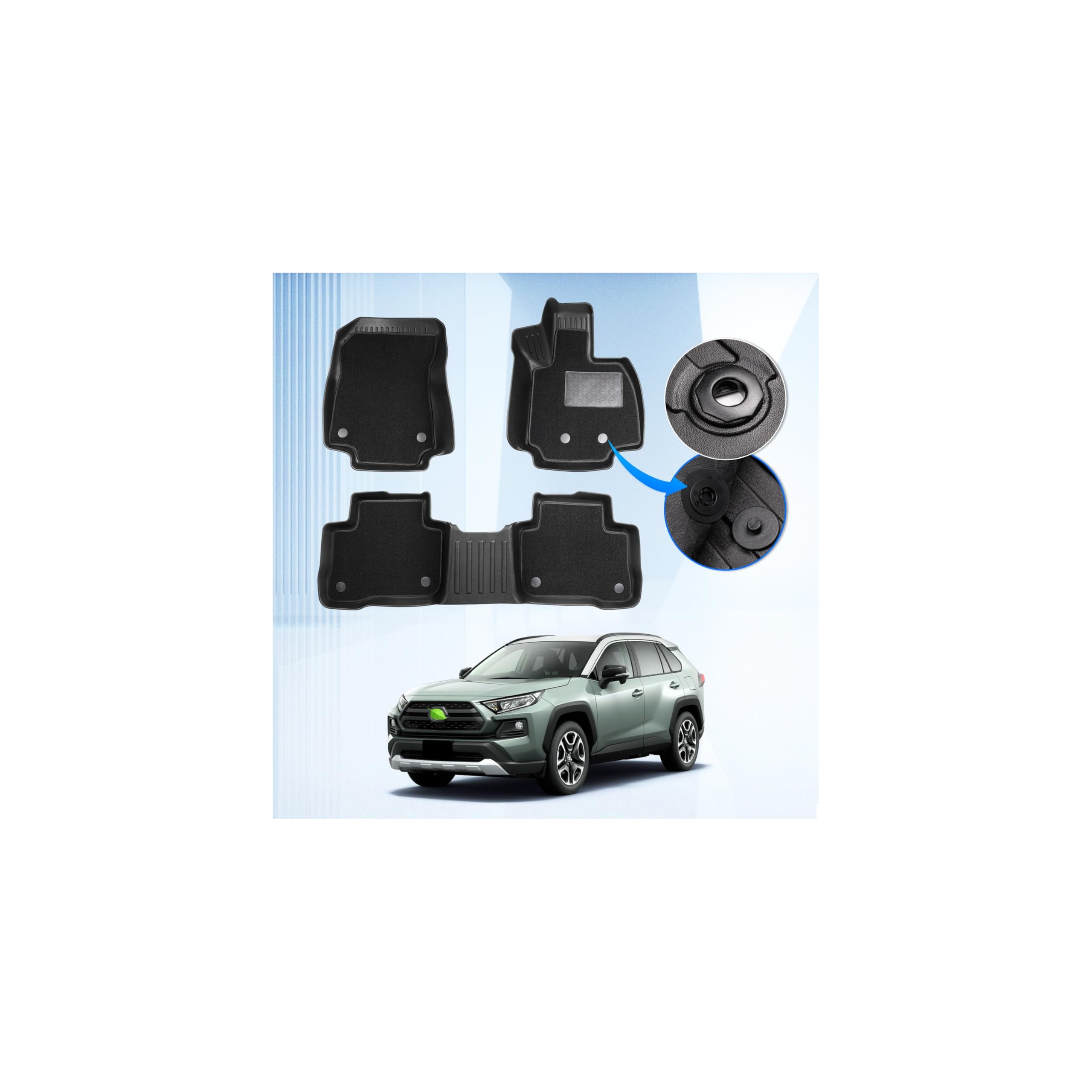 Amazon | GIMUYA トヨタ 新型 RAV4 50系 ラブ4 フロアマット 3D 防水 2