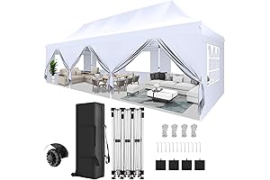 TOOLUCK 10x30 Pop Up Canopy Party Tents