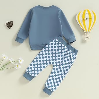 Bonangber Big Brother Little Sister Matching Outfits Long Sleeve Romper/Sweatshirt Pants Set Cute Baby Fall Winter Clothes