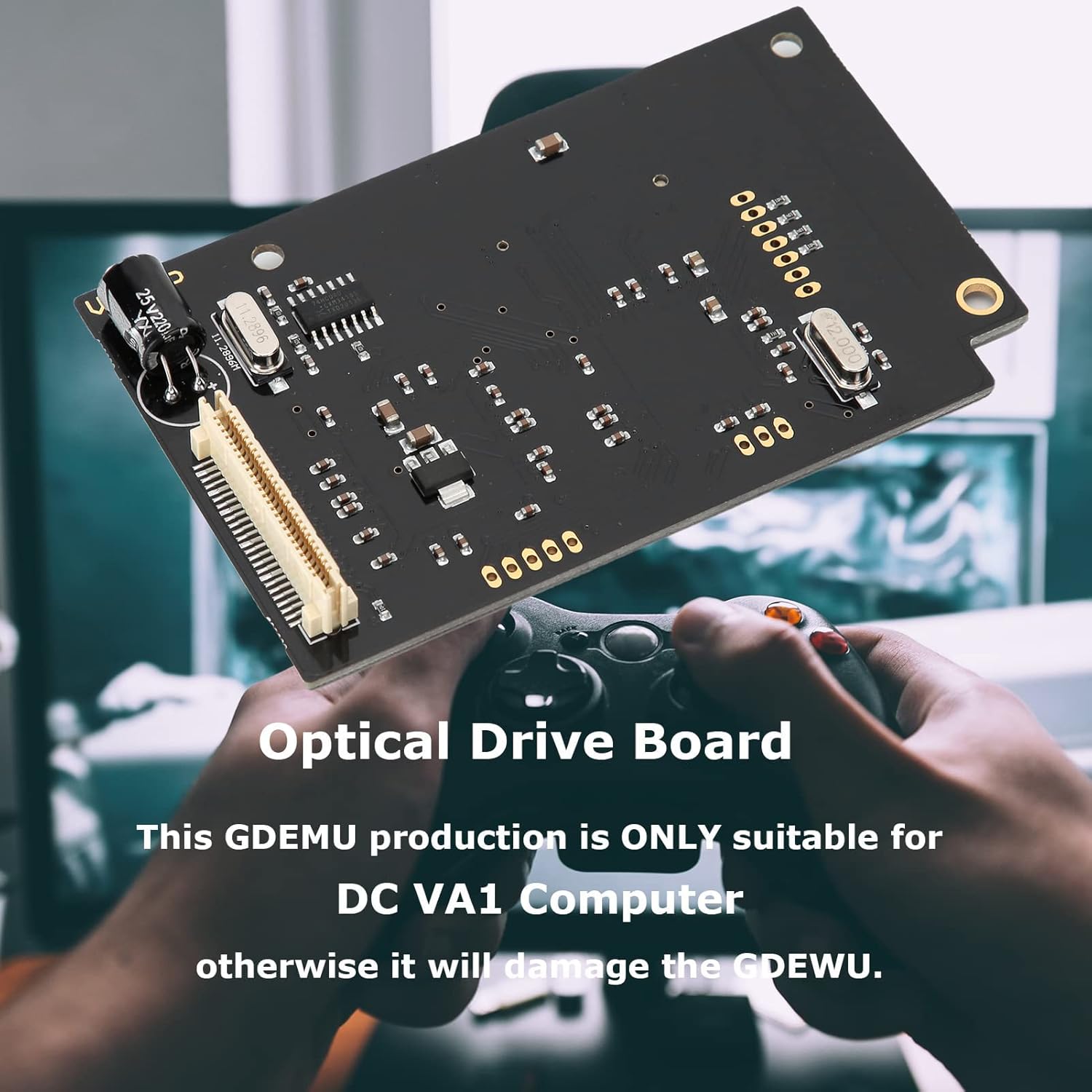 Replacement GDEMU Optical Drive Board V5.15b for Game Console VA1 Host, Gaming Optical Drive Simulation Board Kits