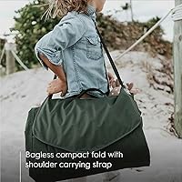 Vista 7 de Little Unicorn Manta familiar de picnic y playa de 5 x 7 pies Tela duradera y resistente al agua Plegado compacto y fácil de limpiar Bolsillo