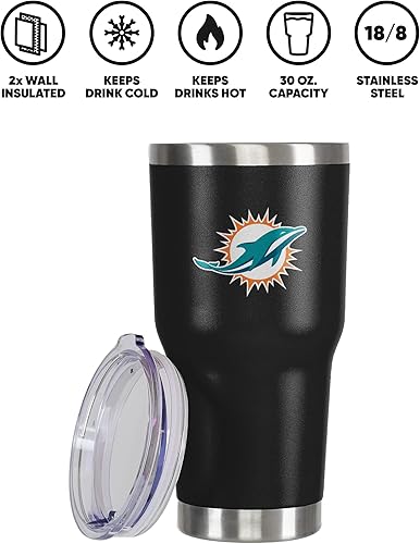 Vista 122 de FOCO NFL Team Logo 30oz Insulated Stainless Steel Travel Mug Tumbler