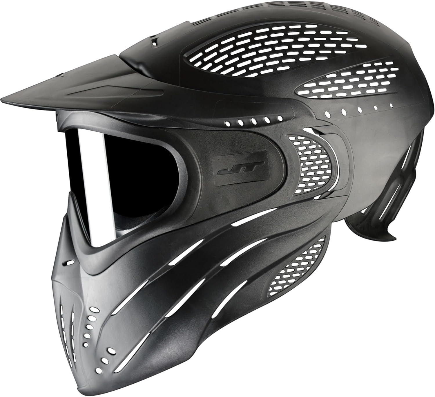 JT Premise Headshield Paintball Mask - Black with Clear Thermal Lens Combo