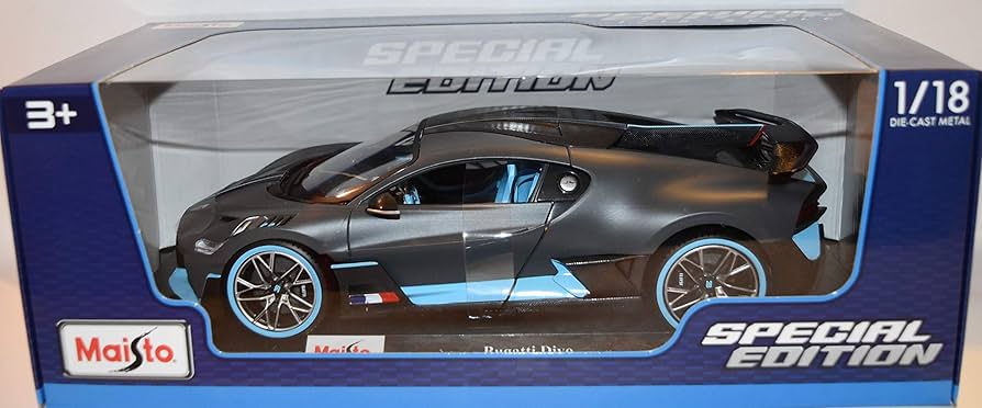 Special Edition Black 1:18 Scale Bugatti Divo : Amazon.ca