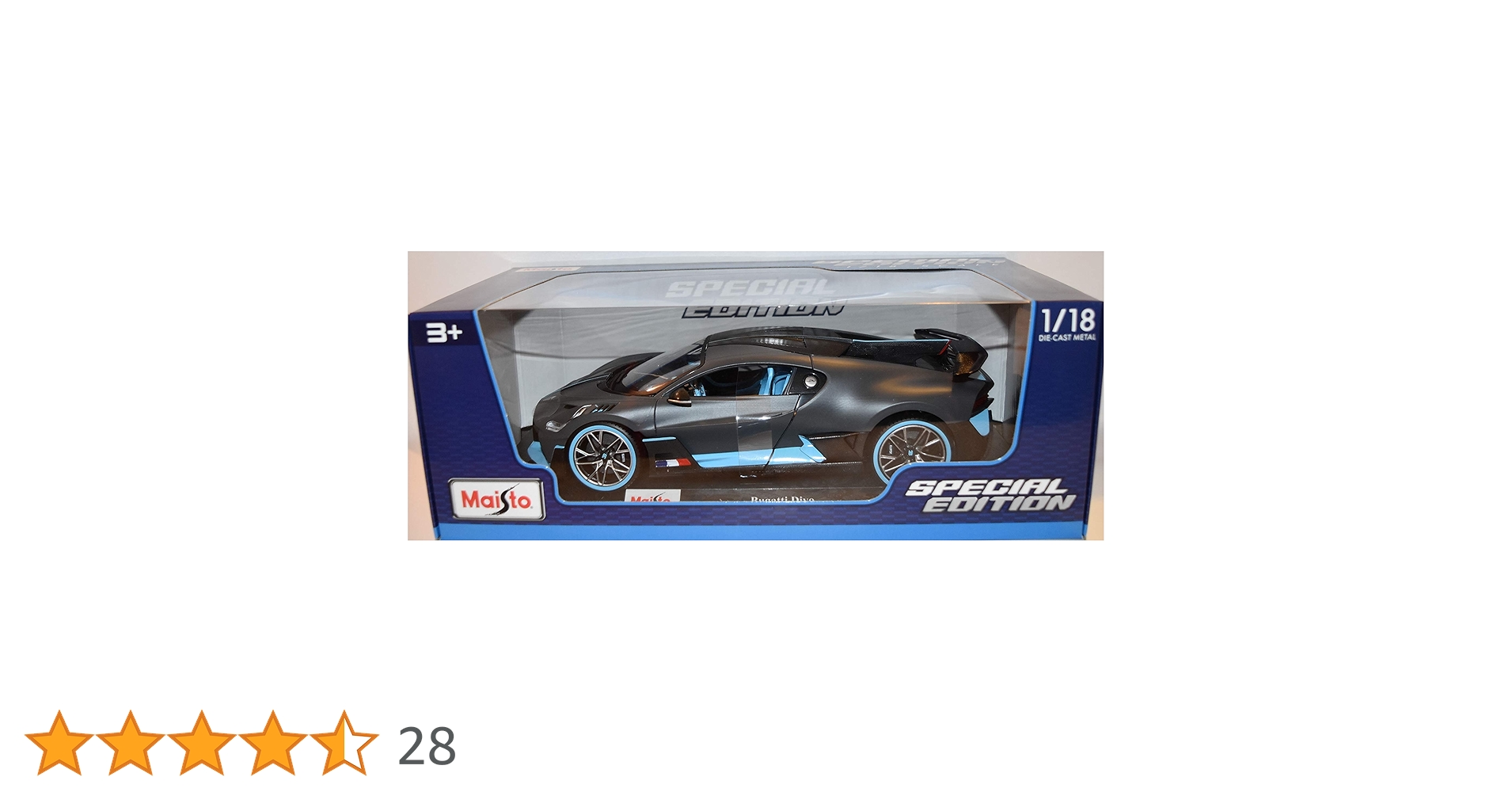 Special Edition Black 1:18 Scale Bugatti Divo : Amazon.ca