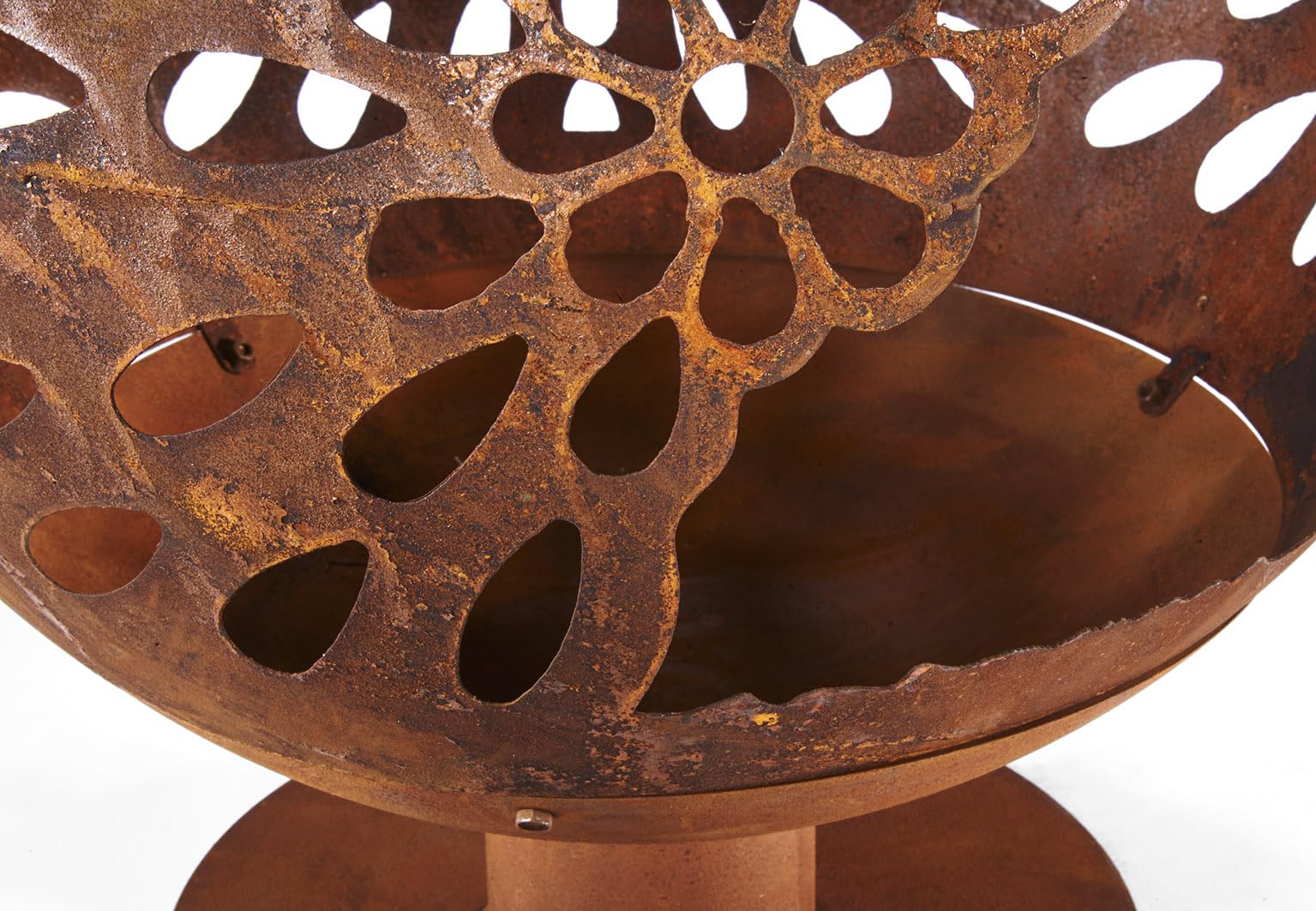 Kobolo Feuerschale Feuerkorb Bloom Kugelform 60x60x69cm 60x60x69 cm