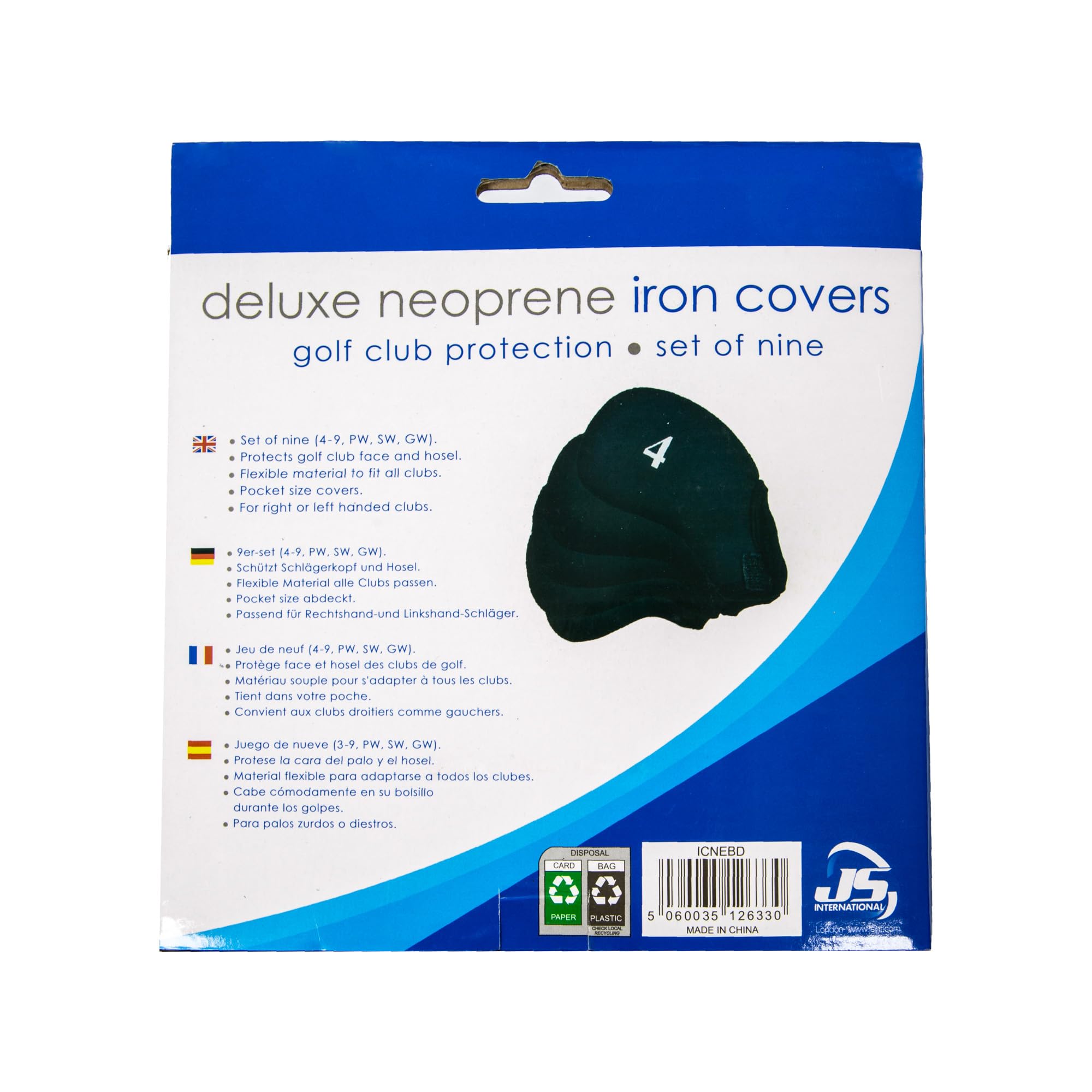LONGRIDGE Deluxe Juego de fundas de hierro golf neopreno