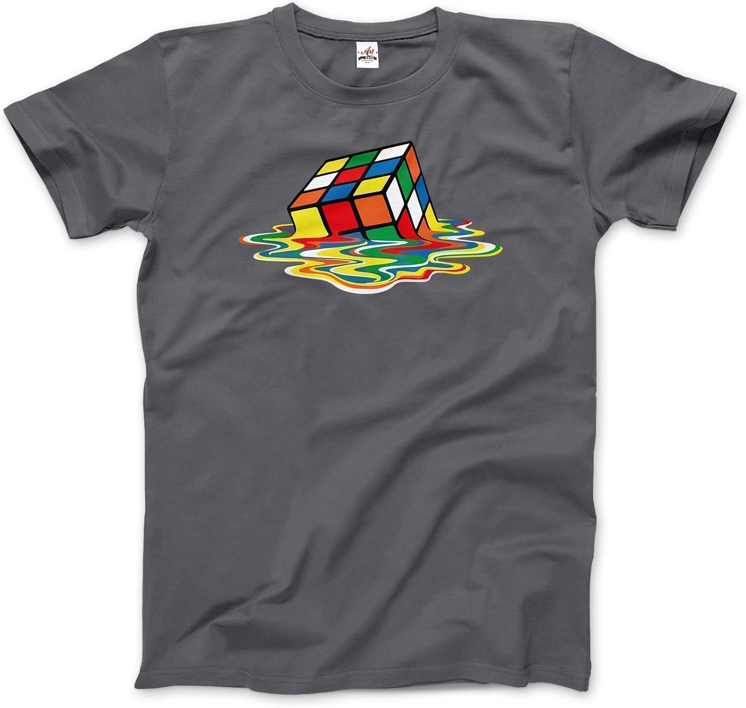 Melting Cube T Shirt (Adults, Kids, Short & Long Sleeve) White
