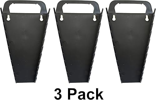 Vista 33 de JSP Manufacturing Bandeja organizadora de llaves de plástico portátil con 10 herramientas (2, negro)