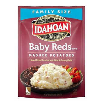 Idahoan Mashed Potatoes Baby Reds Family Size 8.2 oz