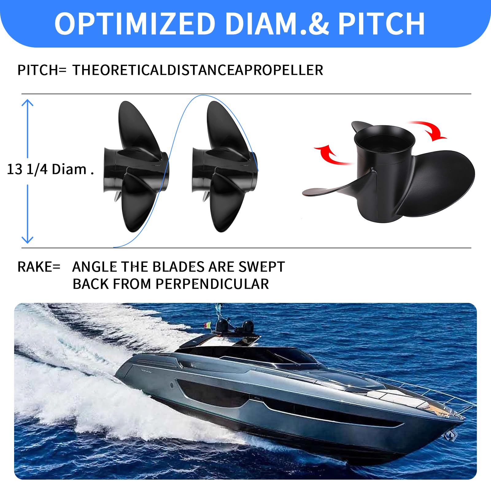 Amazon.co.jp: Melgweldr 13 1/4 x17 ピッチ 48-77344A45 OEMグレード