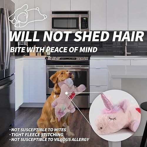 Miniatura 6 de ALL FOR PAWS AFP Heart Beat Warm Unicorn - Juguete de ayuda conductual para mascotas, juguete de peluche cálido, juguetes cómodos para perros