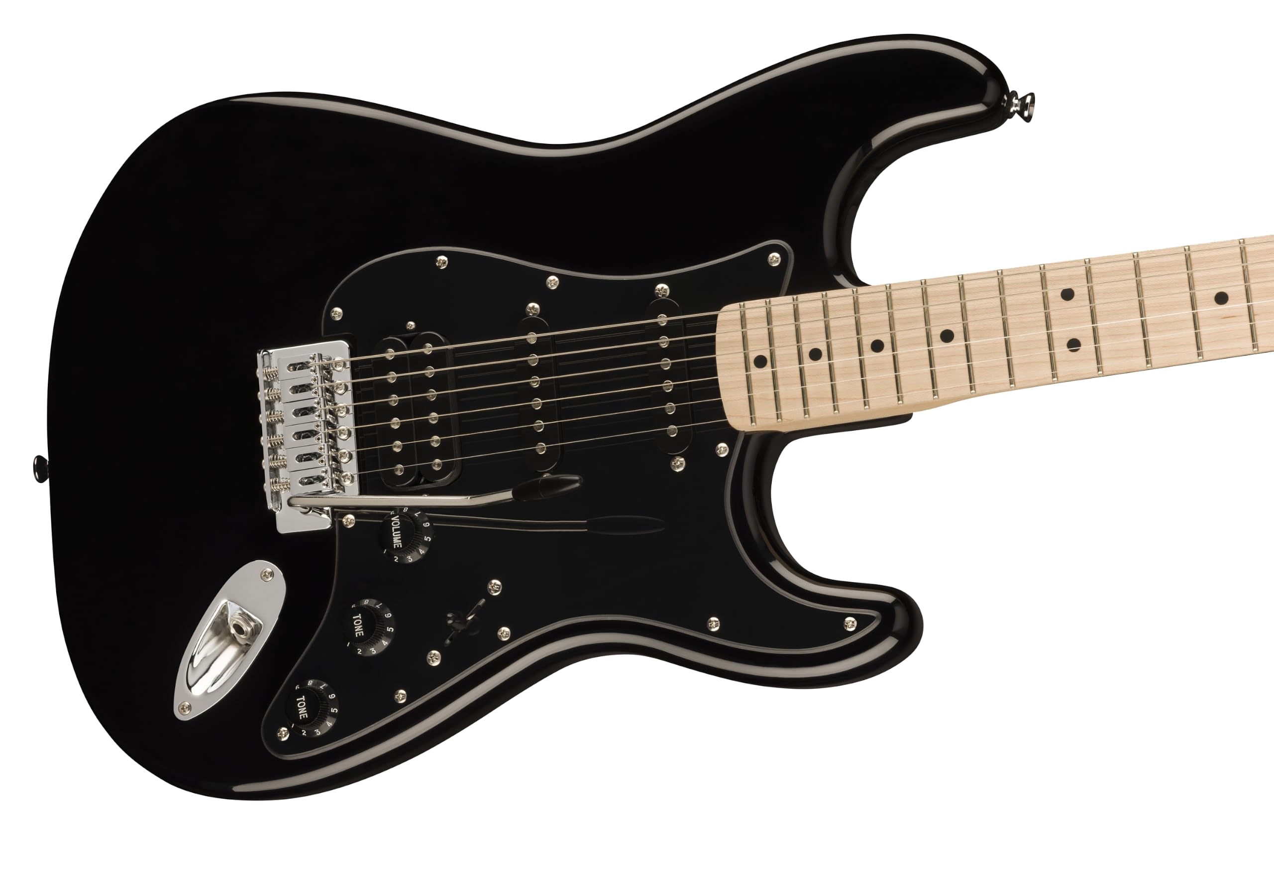 Amazon.com: Squier Sonic Stratocaster Electric Guitar, Black