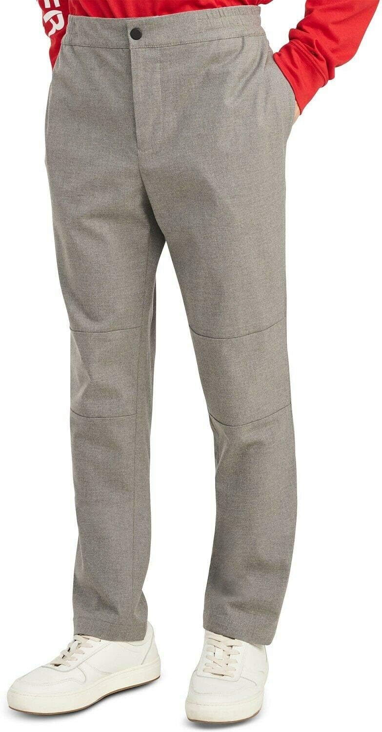 Tommy Hilfiger Mens Pants Large Ski Classic Fit Stretch Gray L