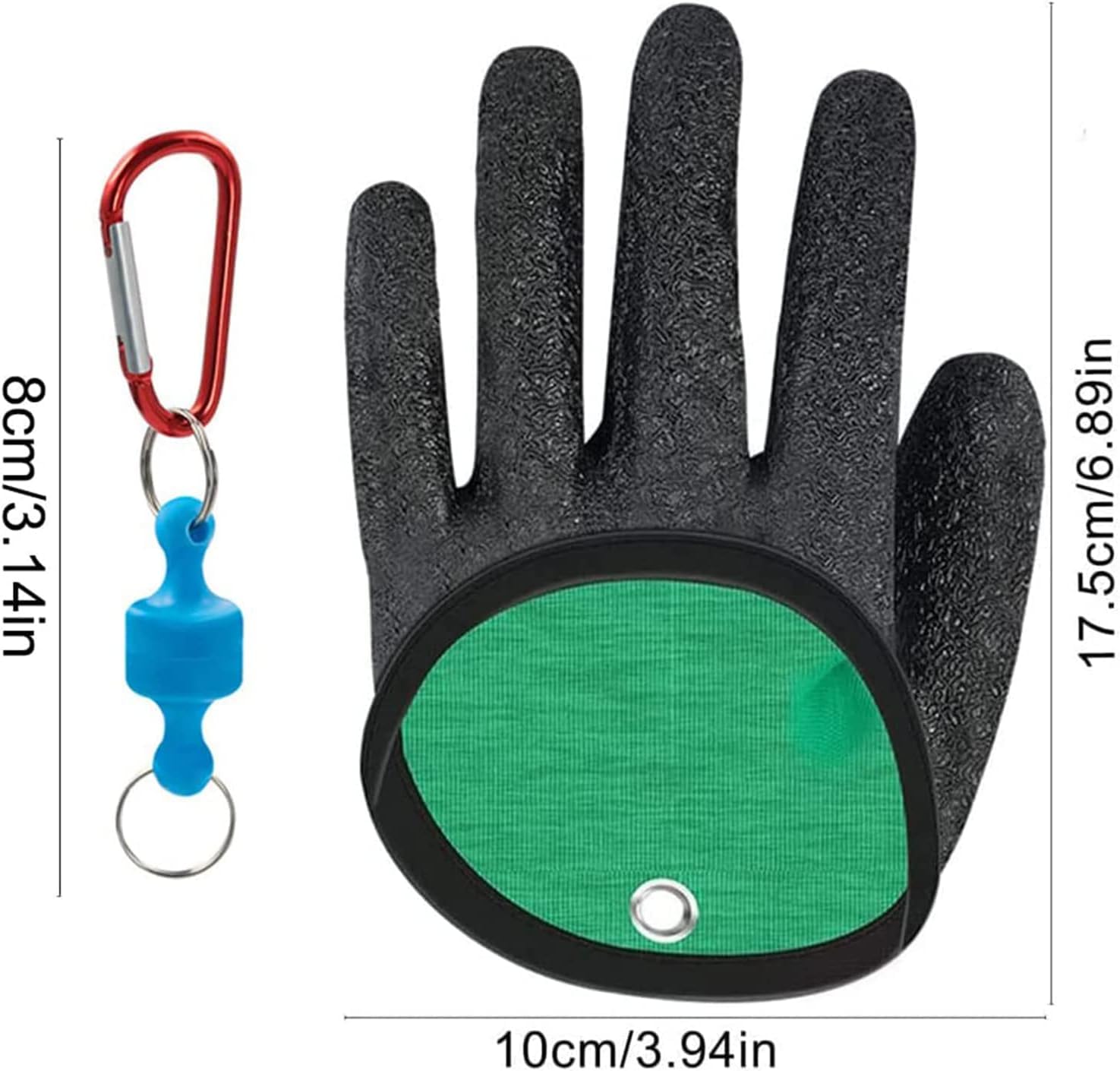 2 Pcs Guantes Pesca,Guantes De Caza Guantes De Pesca Anticorte Con Liberación Magnética Guantes Antideslizantes Fisherman Protect Prevent From Puncture Scrapes Para Actividades Al Aire Libre Pesca