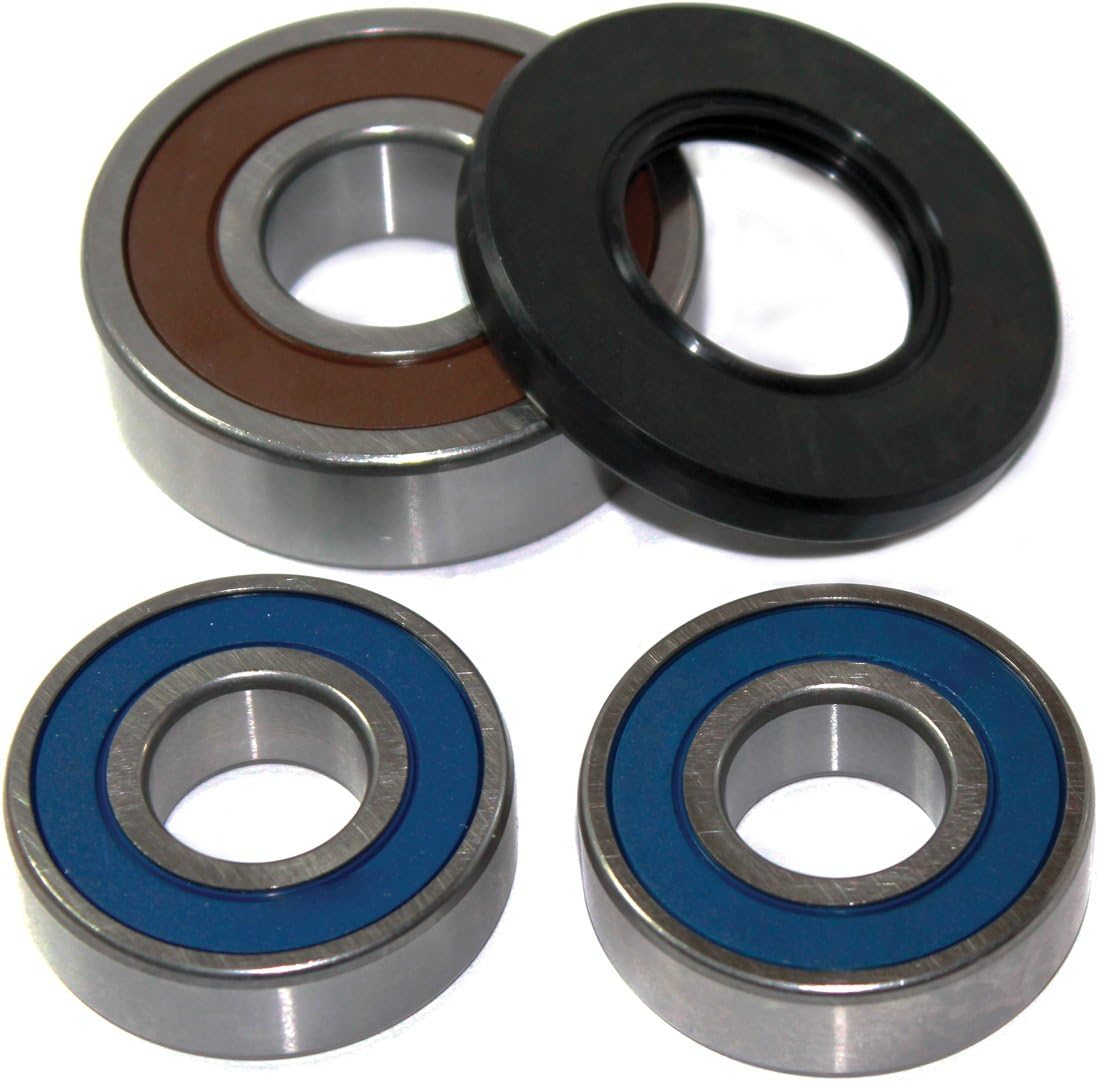 Caltric Rear Wheel Ball Bearings & Seals Kit Compatible with Suzuki Gsx1100F Gsx-1100F Katana 1100 1988-1993
