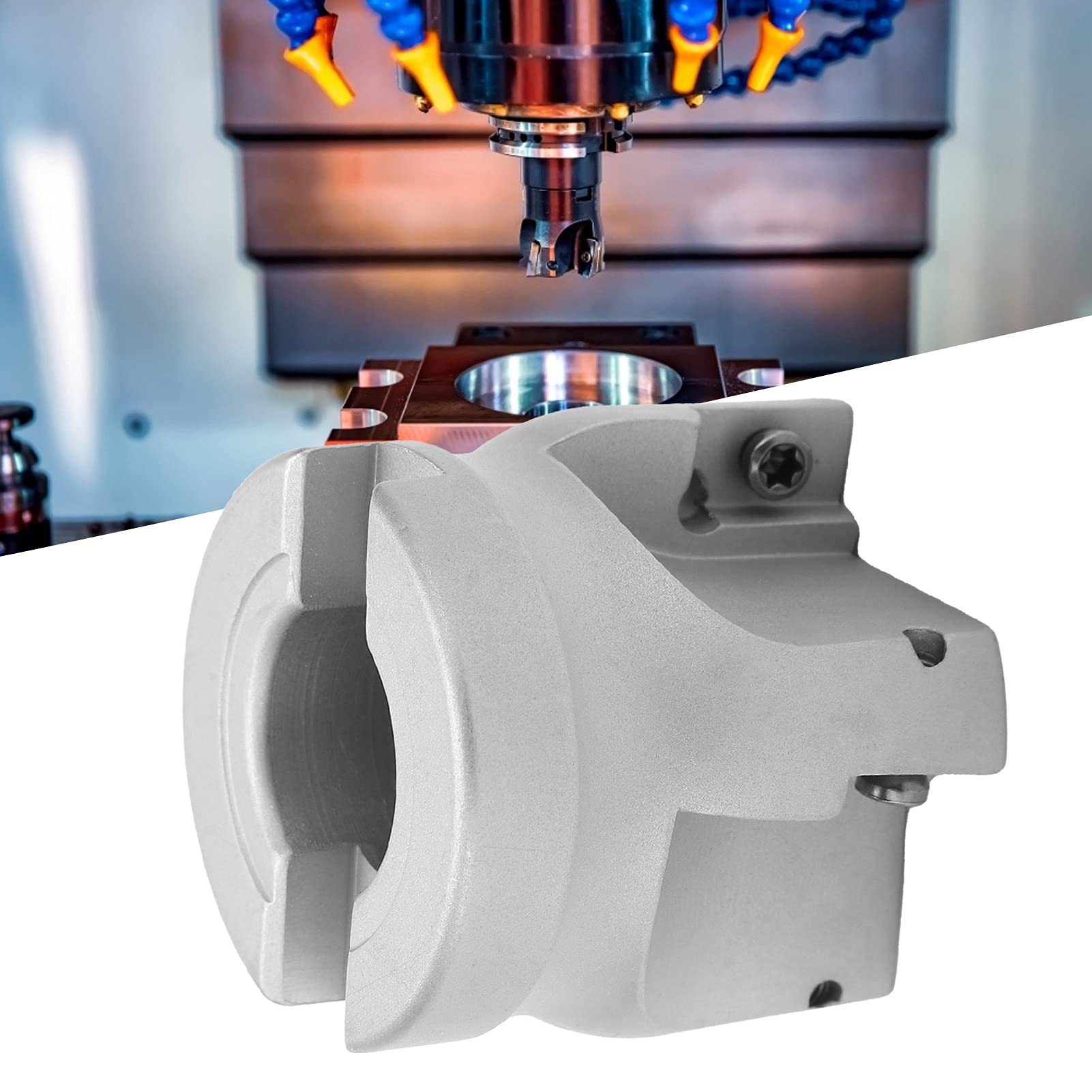 Carnaval Commerçant Tête de Fraise à Surfacer à Angle Droit, tête de Fraise à Surfacer TAP400R‑50‑22‑4T pour Le Traitement des métaux Traitement précis