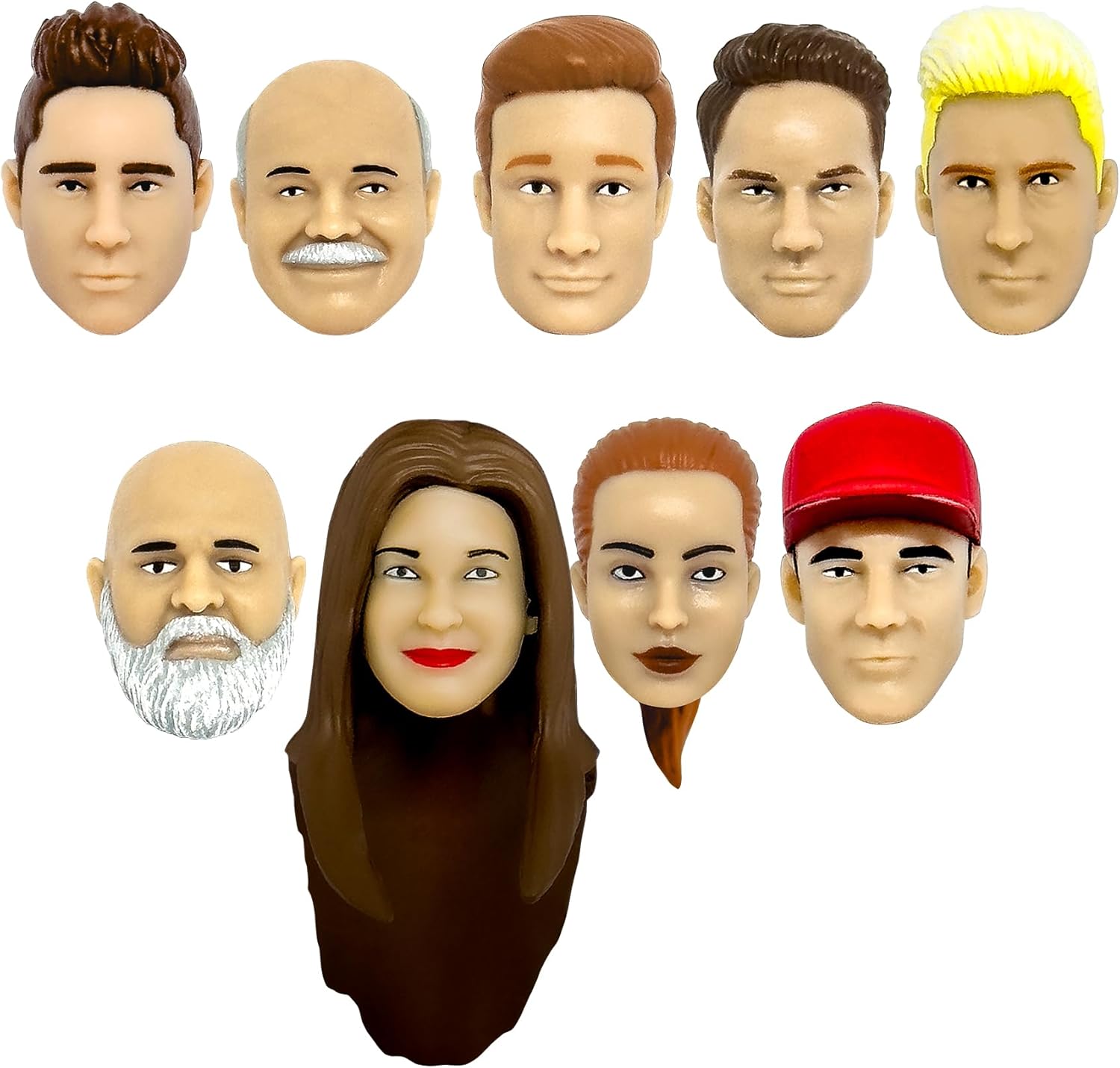 Figures Toy Company Swappable Heads Accessory Pack Ultimate Action Figures