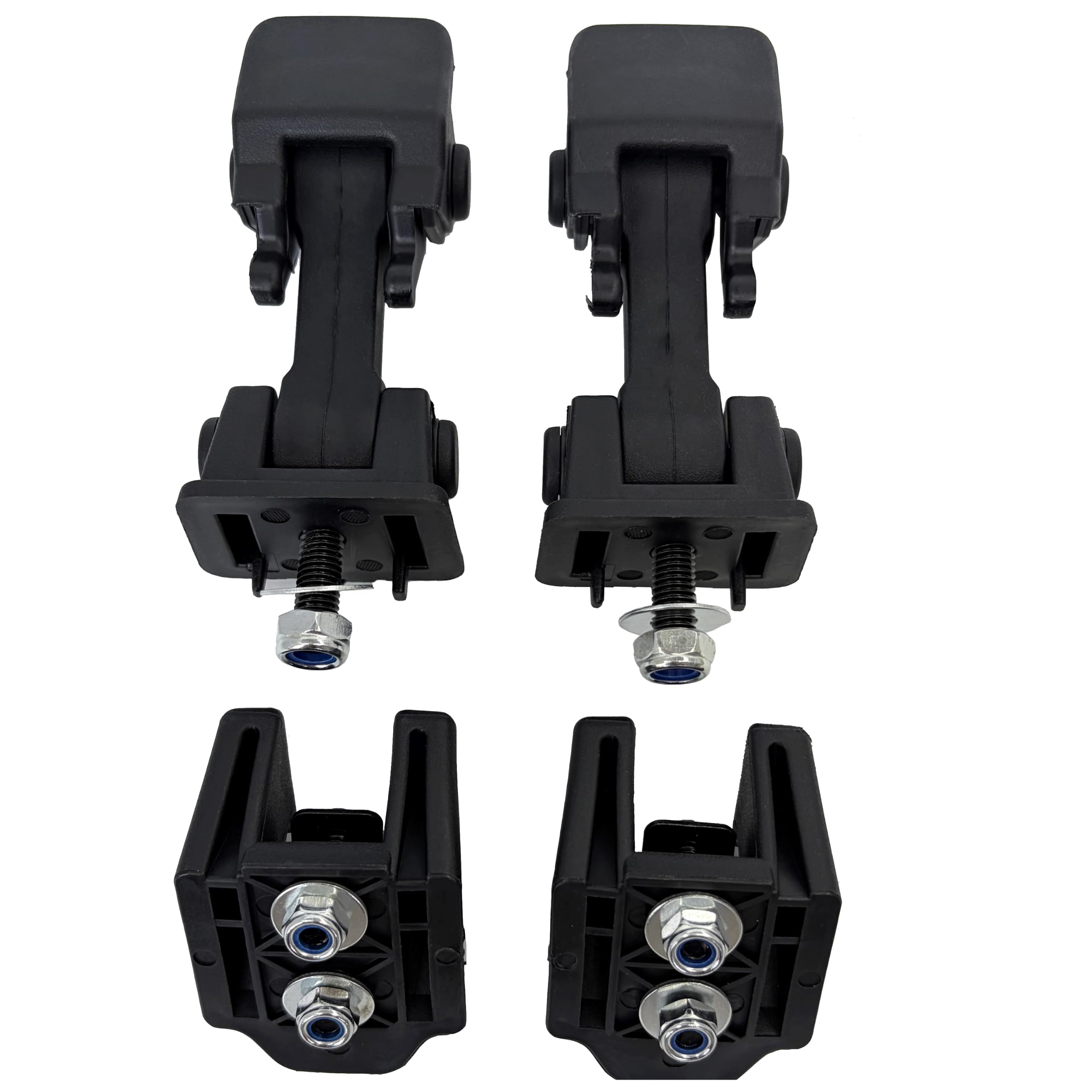 1 Pair Hood Latch Compatible with Jeep Wrangler JK JKU 2007 2008 2009 2010 2011 2012 2013 2014 2015 2016 2017 with Bracket 55395653AF Hood Catch