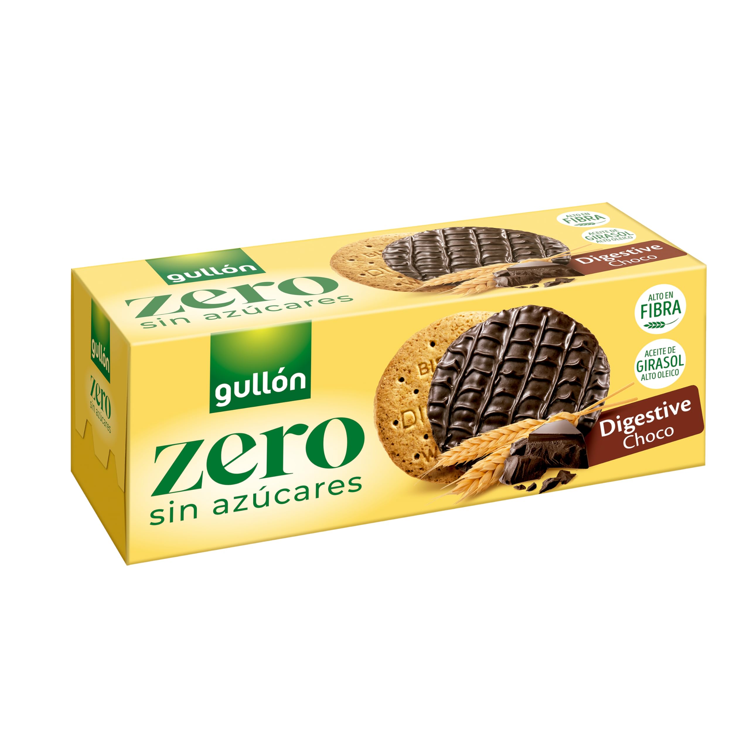 Gullon Sugar Free Digestive Choco 270g - Delicious, Crispy & Baked to Perfection