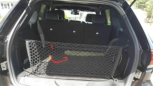 Miniatura 6 de Red de carga organizadora de maletero trasero para Jeep Grand Cherokee 2011-2021 – Red de carga estilo sobre para SUV – Organizador de maletero