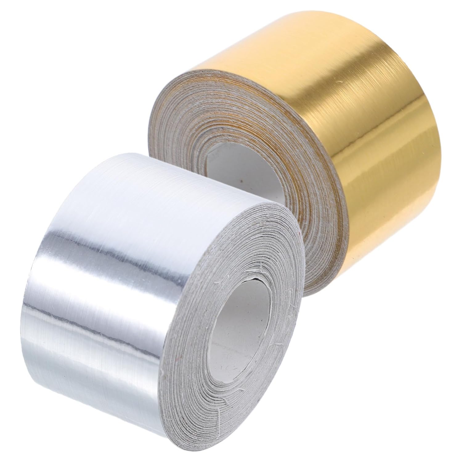 Ipetboom PVC Self-Adhesive Kitchen and Bathroom Caulk Tape Strip, 30mm Stainless Steel Brushed Effect, 2 Rolls 10m Each, Metallic Tones, Sealing Worktop and Stove Gap Protector for Sink