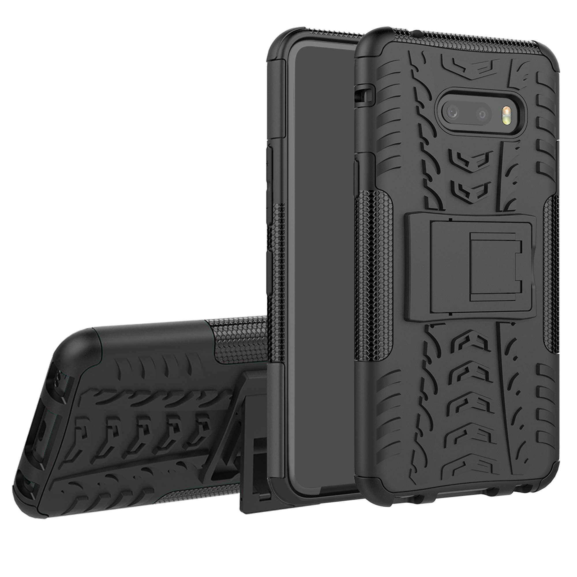 Newlike Plastic LG G8X ThinQ Shock Proof Duel Layer Hybrid Armor Back Cover Case with Kickstand Wheel Pattern ForLG G8X ThinQ (Black) (B08NK78KH2) Amazon Price History, Amazon Price Tracker