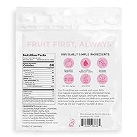 Vista 2 de SIMPLY Fruit Bites (Really Real Gummies) Made with Real Fruit Peach and Raspberry 5.3 oz (Pack of 2) No Cane Sugar + Gluten Free + Kosher
