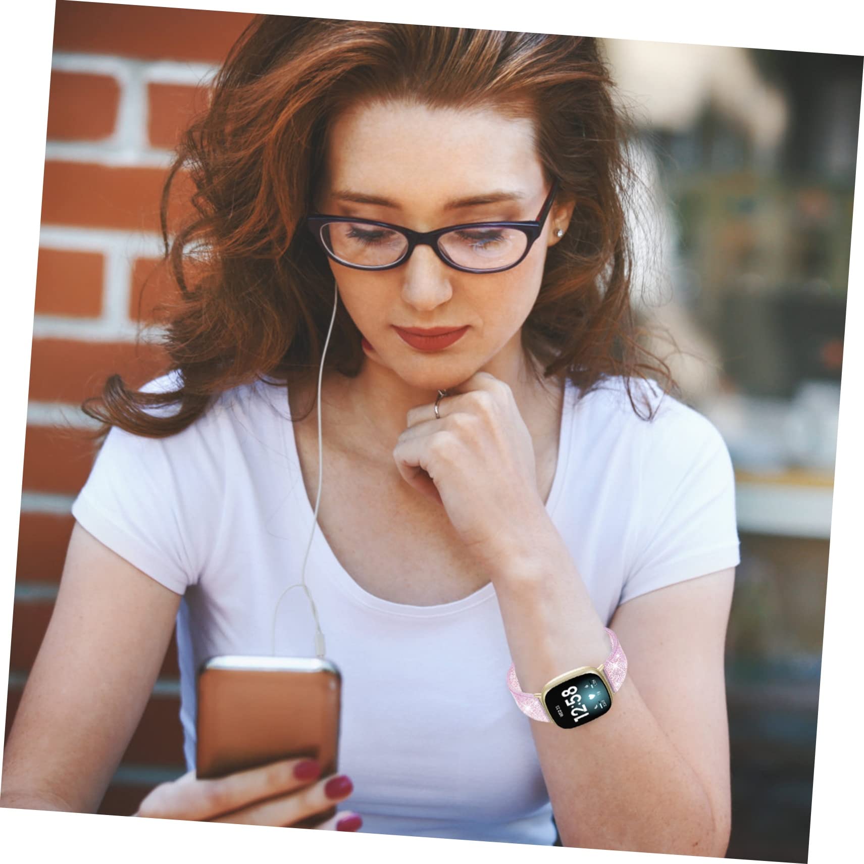 DOITOOL 3stücke Shiny -uhrenarmband Für Verstellbar Atmungsaktiv Glitzerndes Design Perfektes Für Weihnachten Und Besondere Anlässe