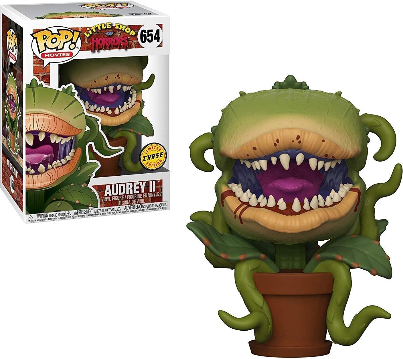POP Little Shop of Horrors - Audrey II Limited Edition Bloody Chase Funko Vinyl Figure (Bundled with Compatible Box Protector Case)