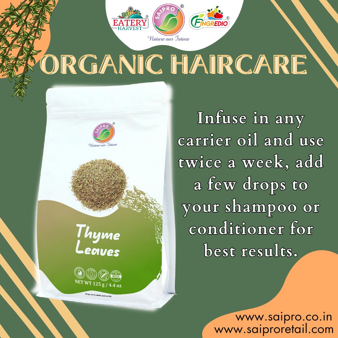 EATERY HARVEST by Saipro Rosemary 150 g, Parsely 100 g, Thyme 125 g & Basil 125 g Italian herbs combo, For Food Italian seasoning, Soups mixes, hair growth promoters, All natural, No added preservatives, Additives free, Vegan - Image 3 thumbnail