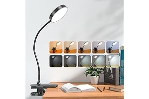 Mubarak 36 LED Clip Light,5 Brightness+5 Color Clip on Light
