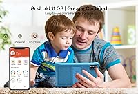 Vista 6 de Tableta para niños Android 11 de 7 pulgadas para niños, 3 GB de RAM, 32 GB ROM 128 GB Expand, certificado por Google, software para niños