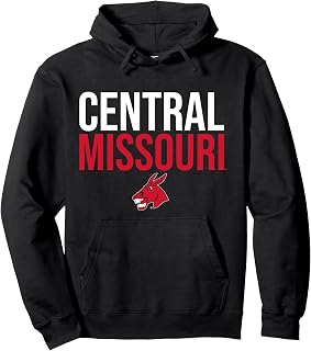 University of Central Missouri UCM Mules Stacked Pullover Hoodie