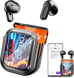 NE20 Translation Earbuds Real Time - AI 135 Language Translator Earbuds, Audifonos Traductores Inglés Español, 4-in-1 Translating Device, Translate Ear Buds for Travel Learning (Black)
