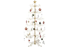 Best Choice Products 6ft Ornate Wrought Iron Christmas Tree