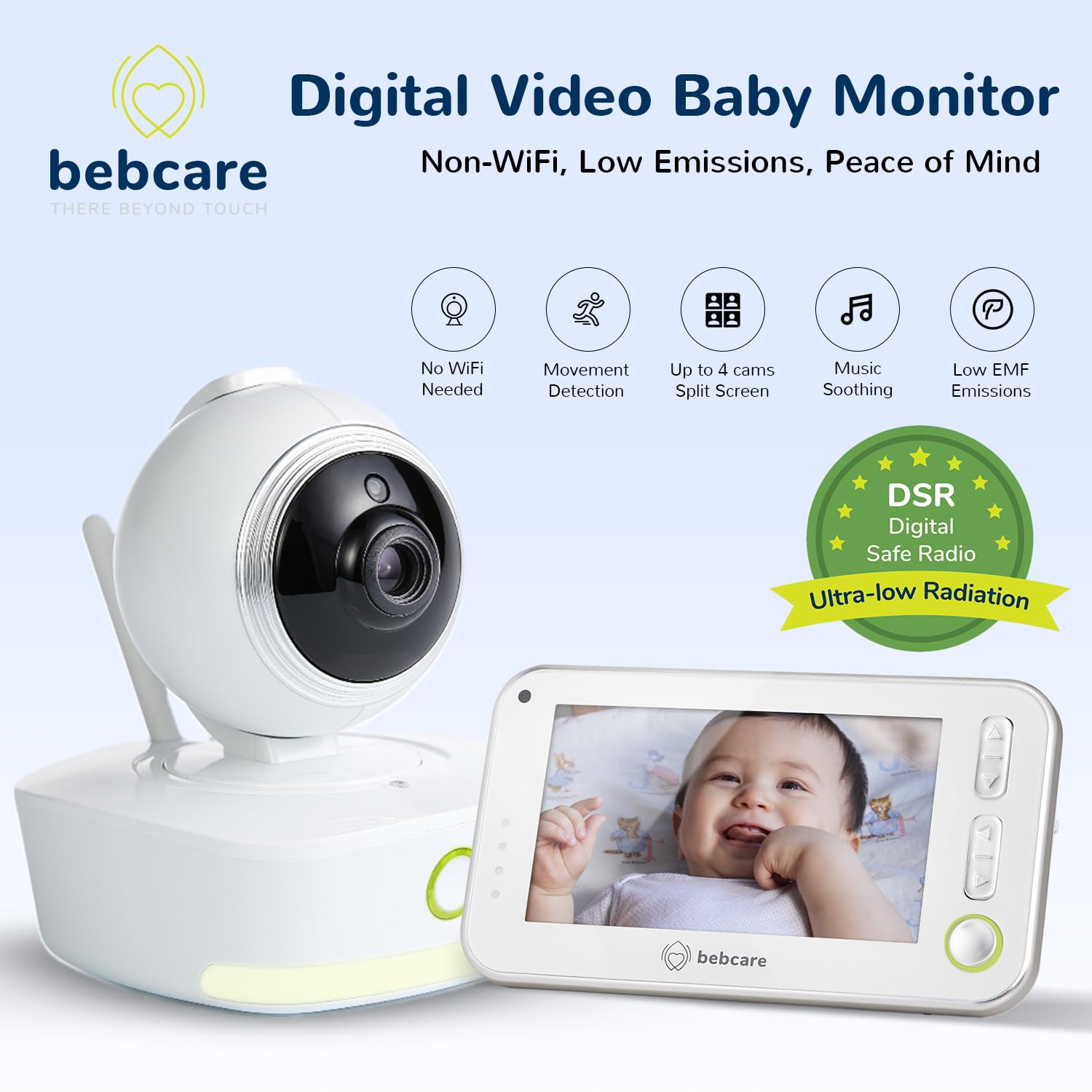 Bebcare Motion Moniteur vidéo numérique pour bébé