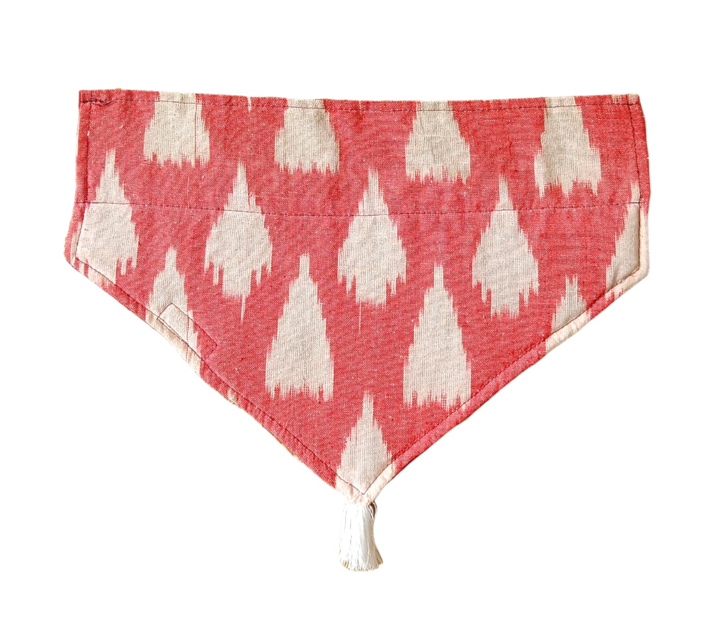 Unleashed India Ikat Bandanas I Traditional Ikkat Fabric for Festive Season, Weddings I Easy Collar Insert, Washable Ethnic Bandana for All Dog Types and Cats I Salmon Pink Color (Extra Small) (B0CL9KQQ8C) Amazon Price History, Amazon Price Tracker