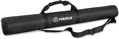 FANAUE Funda de trípode con compartimentos, 39.4 x 9.8 x 9.8 pulgadas, bolsa de trípode resistente con correas para el hombro, funda de transporte