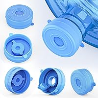 Vista 1 de Myvision Reusable 3-5 Gallon Water Jug Caps, Secure Cap for Water Dispenser,No Spill Silicone Replacement Cap,Suitable for bottle mouths with