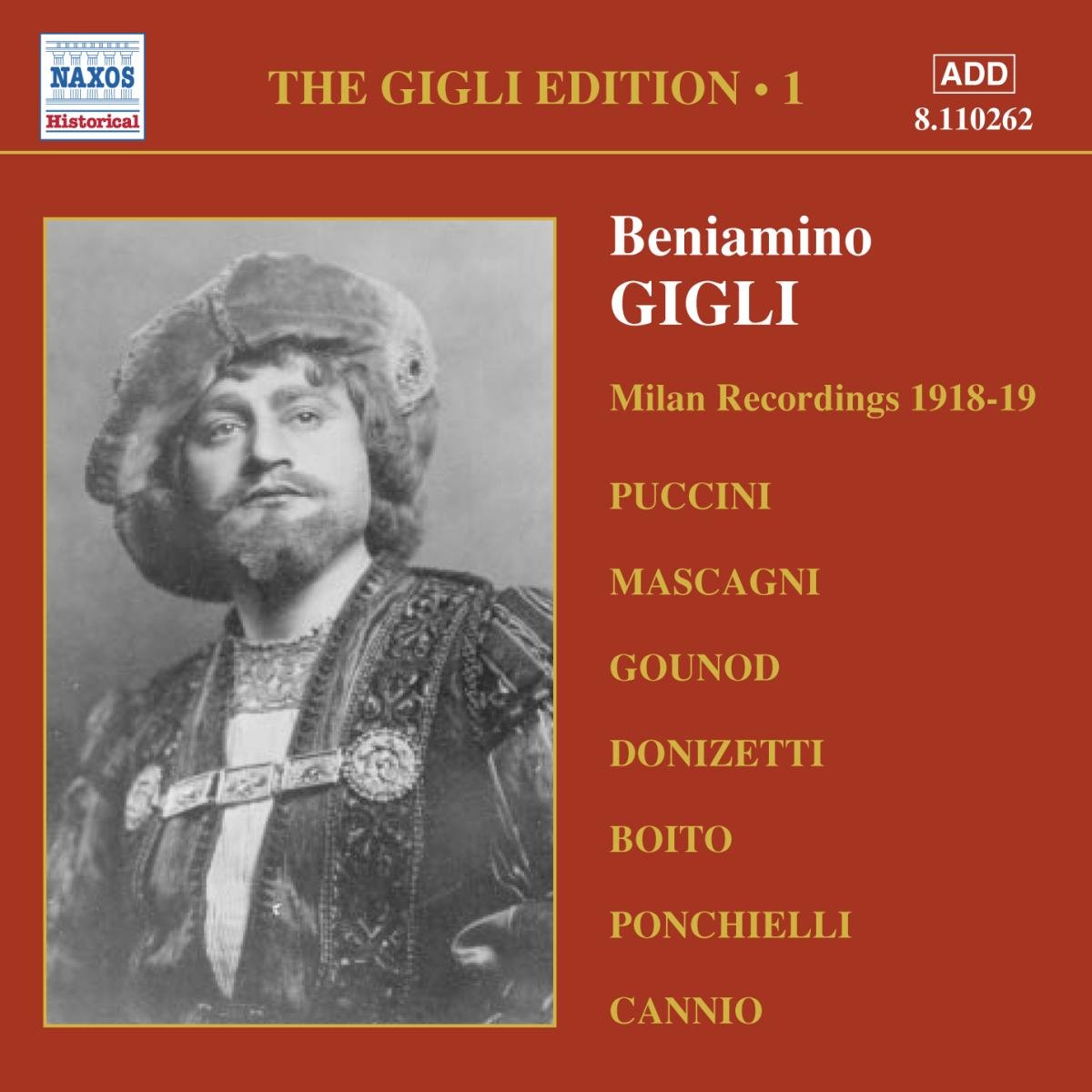 Beniamino Gigli The Milan Recordings 1918-19 NEW  SEALED CD
