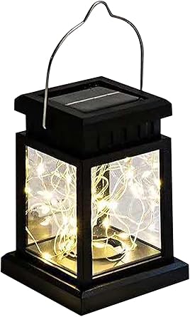RONTENO Solar Porch Hanging Lamp | Outdoor Wall Lights for Porch and Patio | Decorative Exterior Led Lighting | Reliable and Sustainable Lighting Solution for Garden Terrace Courtyard Swimming Pools