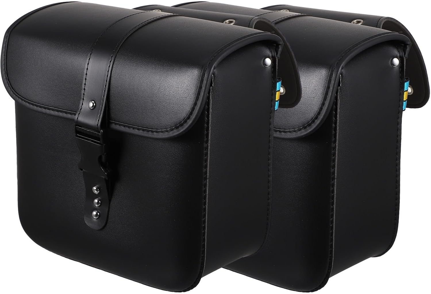 Hemobllo Motorcycle Side Luggage Bag Tool Storage Set Black Pair Side Storage Bags for Motorbike Modification for Riding and Travel