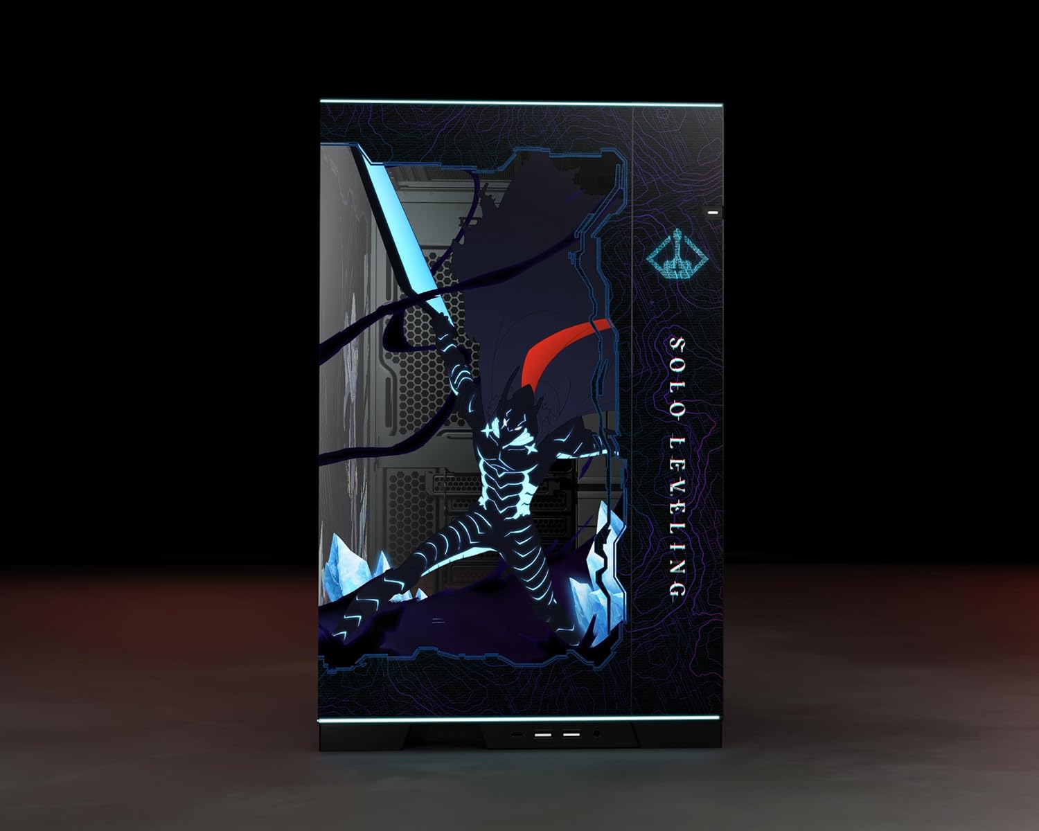 Starforge - Solo Leveling Computer Case Bundle – Lian Li O11 Dynamic EVO RGB E‑ATX/ATX/mATX PC Tower – with UV Printed Artwork