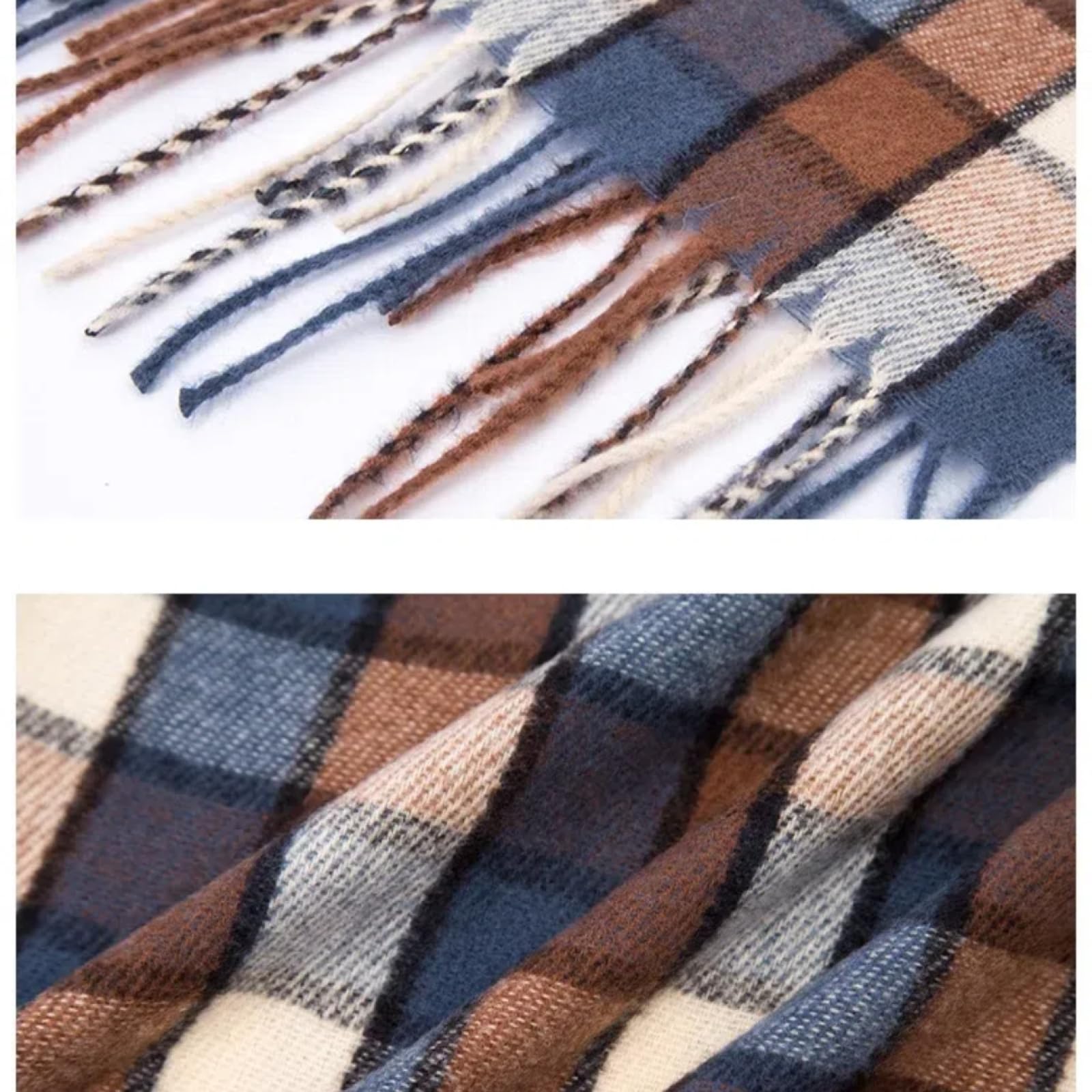 Schals Tücher Halstuch Scarf Frauen Schal Herbst Winter Adrette Plaid Quaste Scarve Mujer Foulard Schal