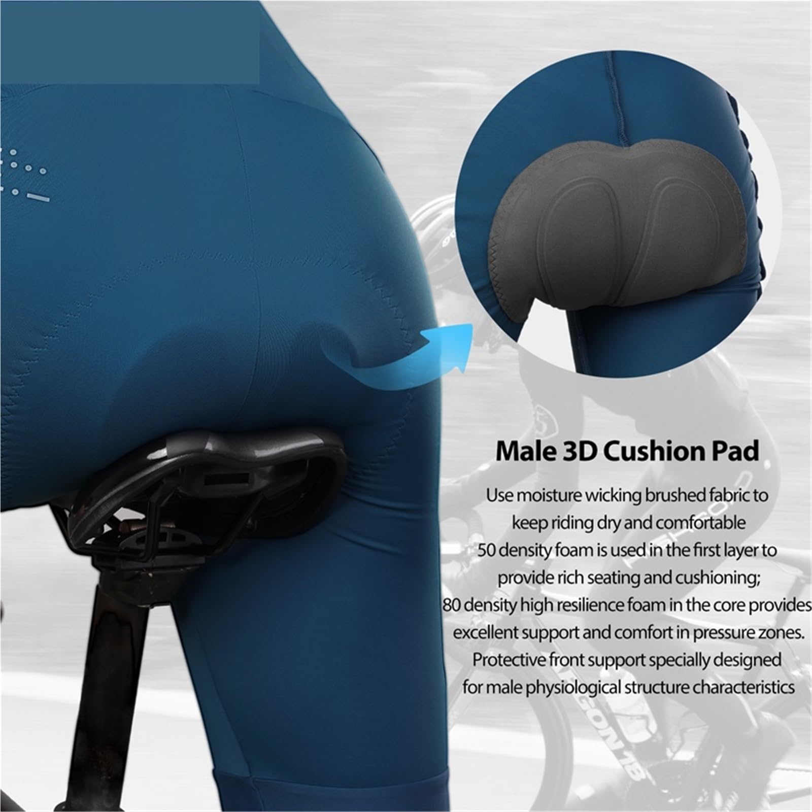 Culote Largo Ciclismo Pantalones Cortos De Ciclismo Verano con Tirantes Acolchados For Hombre, Carretera For, Bicicleta Bolsillo, Ropa Culote con Tirante
