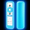 Funda protectora de silicona para control remoto de Onn Google TV 4K Plus/Pro (2024) Android TV Box, cubierta antideslizante y a prueba de golpes, reemplazo en azul brillante 1