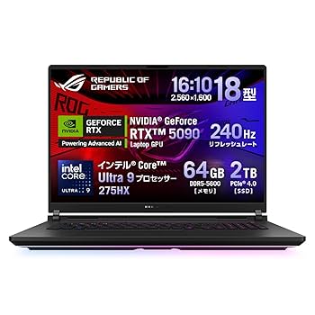 Amazon.co.jp: ASUS ゲーミングノートPC ROG Strix SCAR 18
